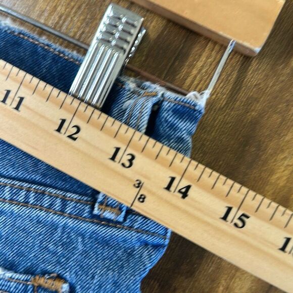 Abercrombie & Fitch The Mom Short Jean High Rise Curve Love Jeans size 4 27 - Picture 6 of 9